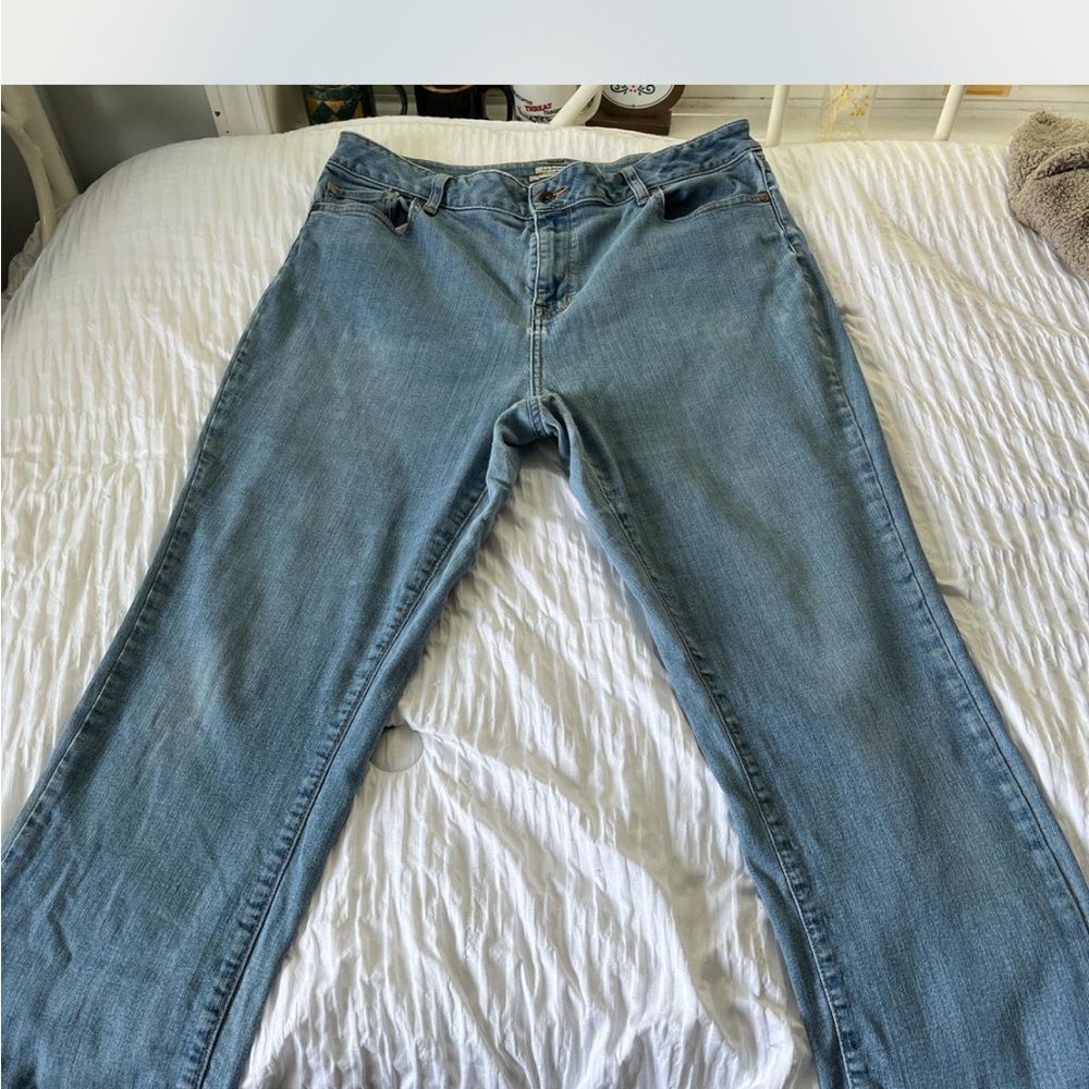 L.L. Bean Blue Straight Leg Jeans Classic Denim